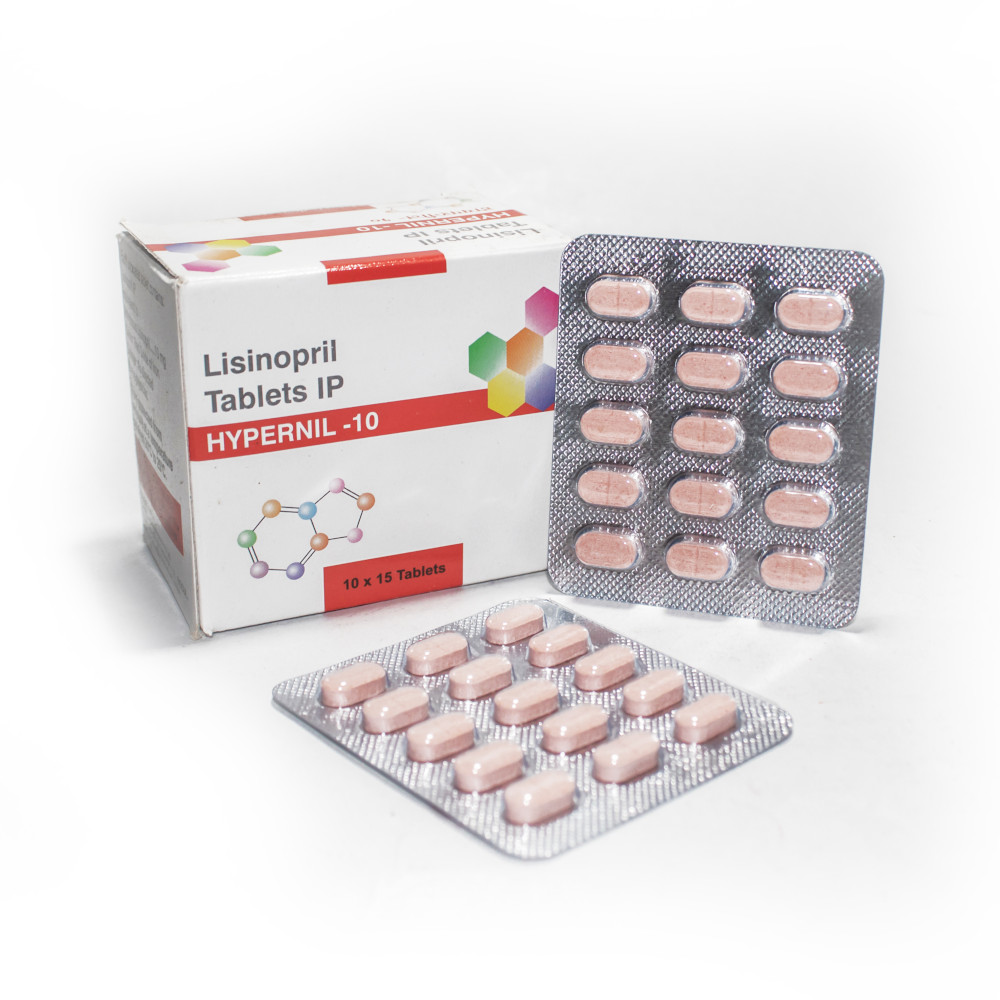 Hypernil 10mg (Lisinopril Tablets IP) - Generics WOW