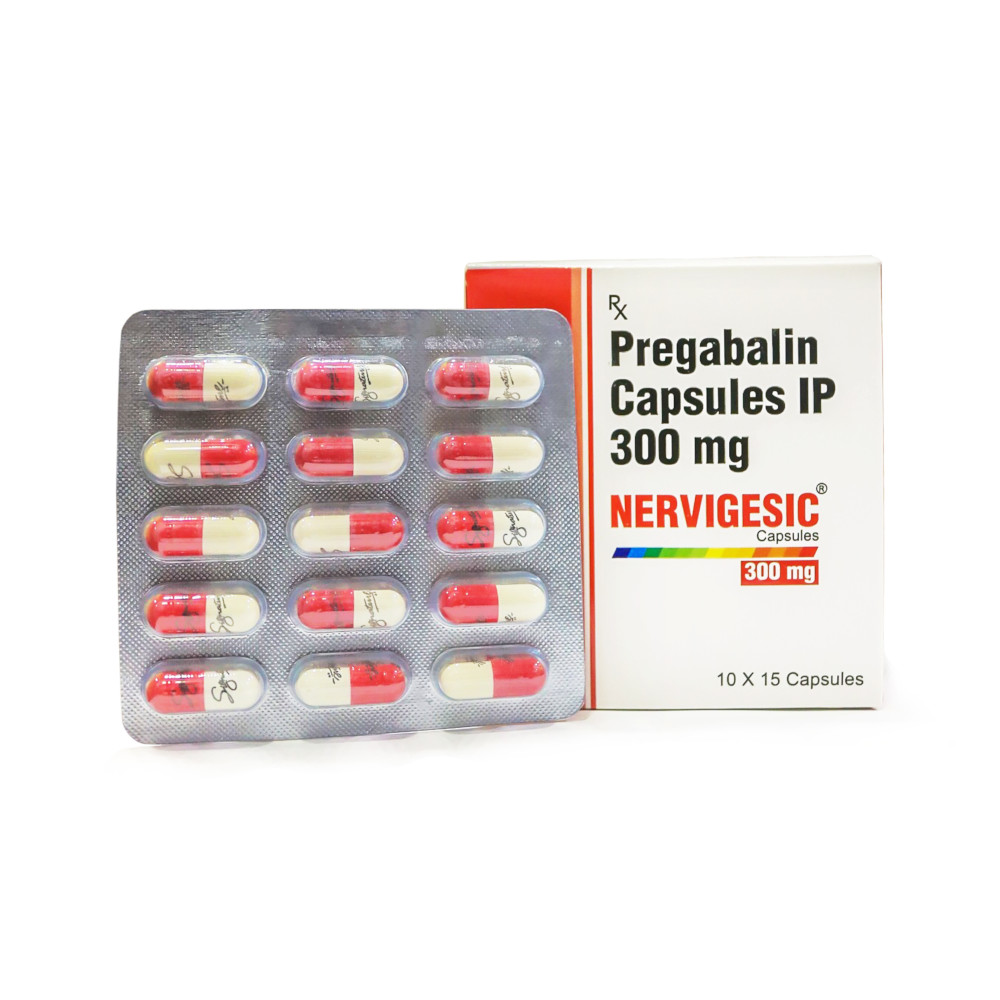 Nervigesic 300mg (Pregabalin Capsules IP) - Generics WOW